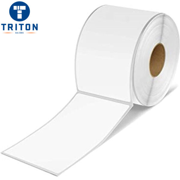 Direct Thermal Courier Labels Plain 100 x 174 White, Perforated, 40mm core