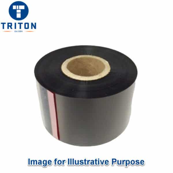 Black 60mm x 300m Wax Resin Thermal Transfer Ribbon