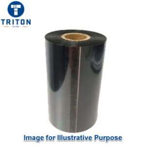 Black 108mm x 450m Wax Thermal Transfer Ribbon