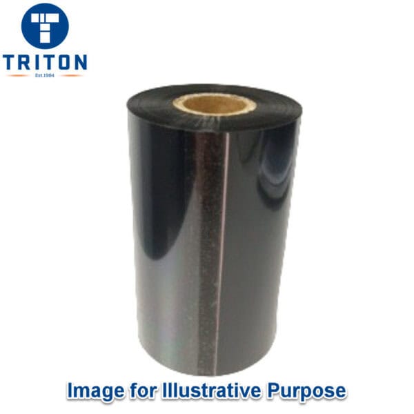 Black 108mm x 450m Wax Thermal Transfer Ribbon