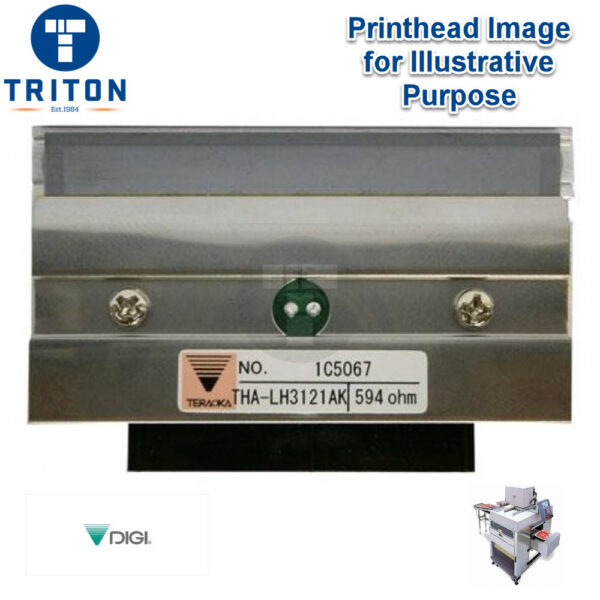 545-121/THA-LH3121A - Digi AW-3600CPR 203 DPI 60mm Printhead.
