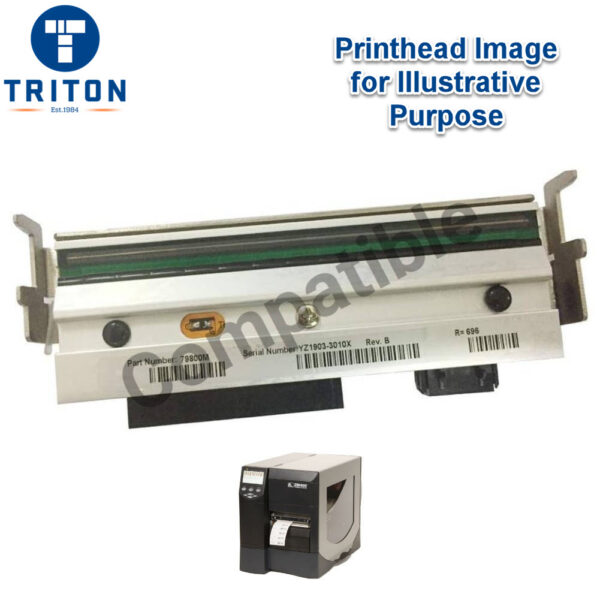 79800M - Zebra ZM400 Printhead 203DPI Compatible, Non Branded Label