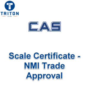 CAS Scale Certificate up to 30KG
