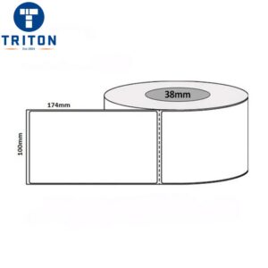 Direct Thermal Freight Labels 100 x 174 White, Perforated, 38mm core