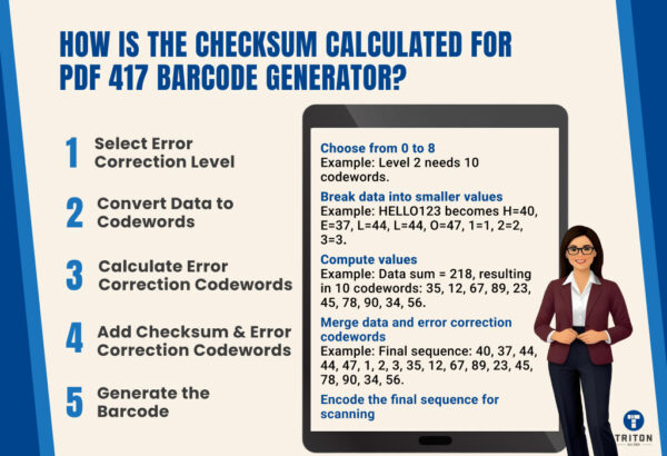 Pdf417 Errors PDF 417 Barcode Generator
