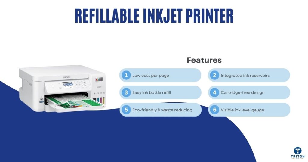Refillable Inkjet Printer