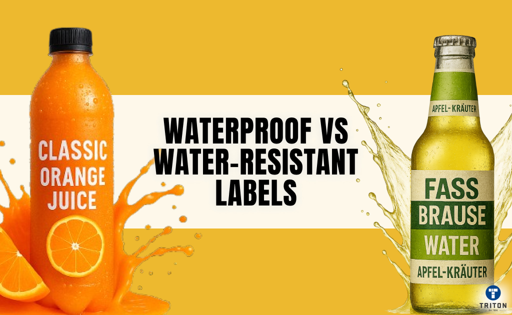 Waterproof vs Water-Resistant Labels