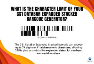 Gs1 Invisible Character Example GS1 DataBar Expanded Stacked Barcode